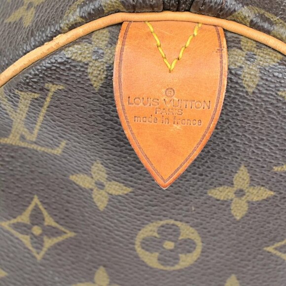 LOUIS VUITTON Speedy 30 Travel Hand Bag Monogram Leather Brown - Picture 5 of 16